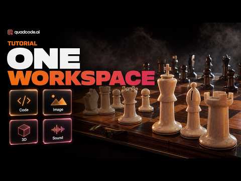 Official video thumbnail showing the 3D chess project